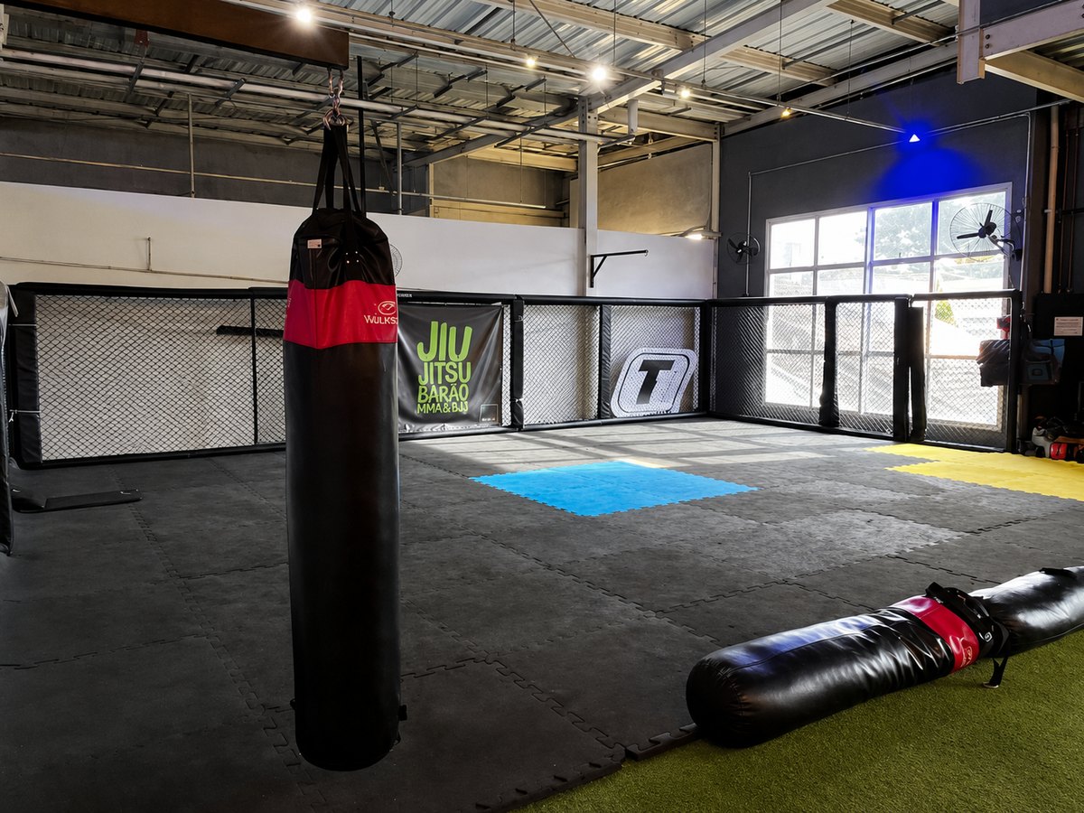 Aula de Jiu-jitsu na Top One